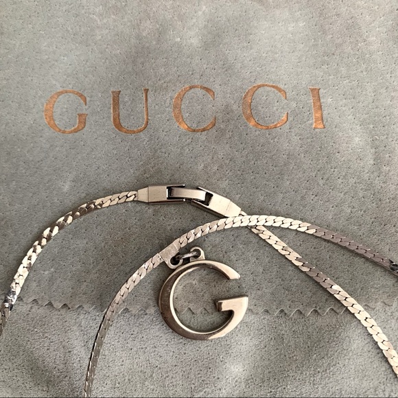 Rare Vintage GUCCI “G” Charm Metal Belt - Picture 6 of 7